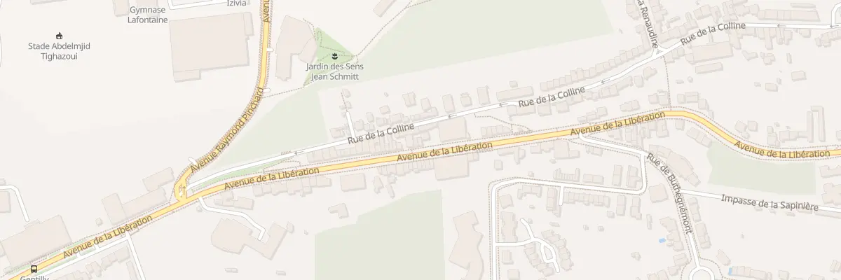 Plan du 360 Av de la Libération à Nancy