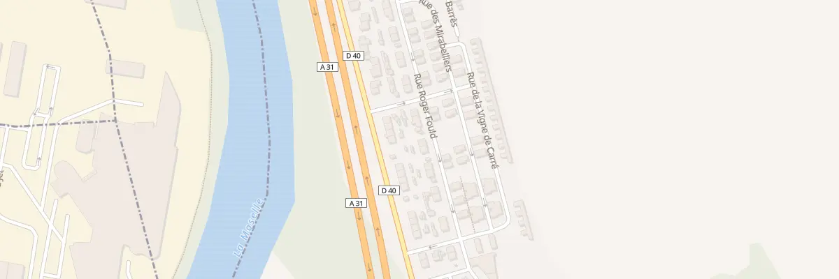 Plan du 30 Rue Roger Fould à Custines