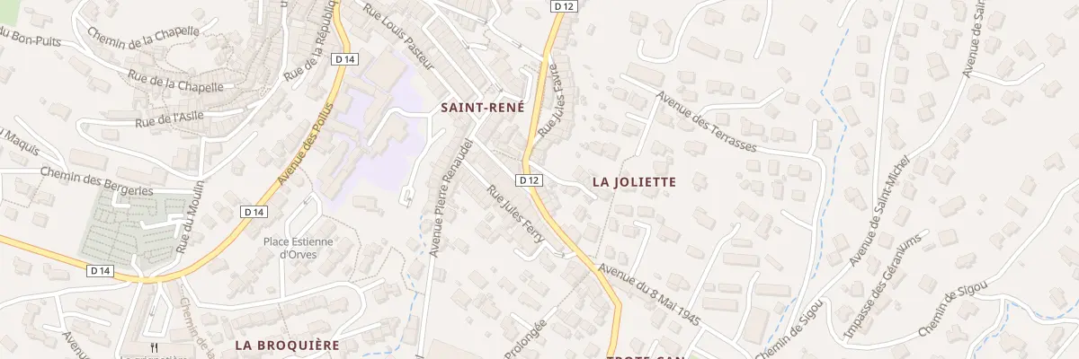 Plan du 63 Rue Jules Favre à Pierrefeu-du-Var
