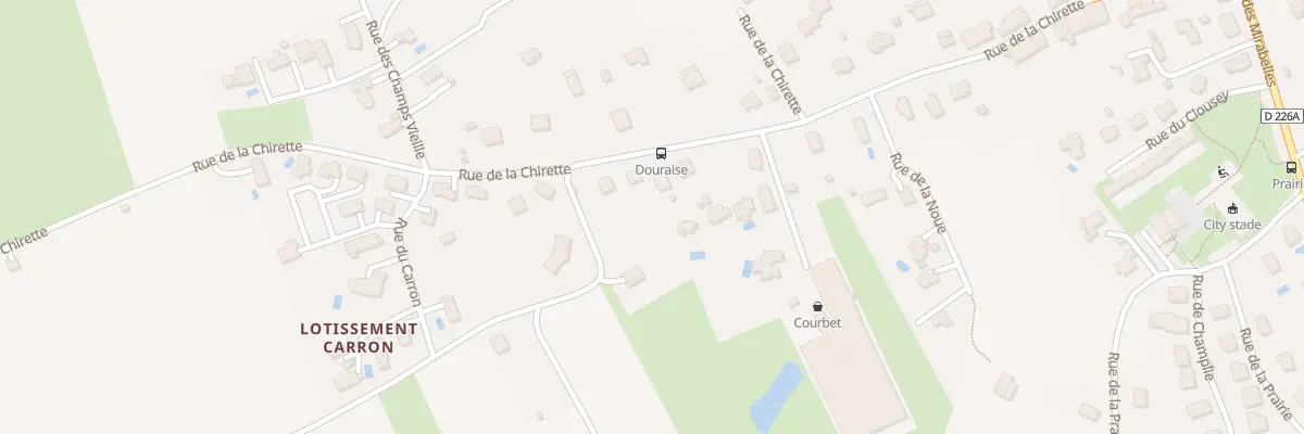 Plan du 43 Rue de la Chirette à Amagney