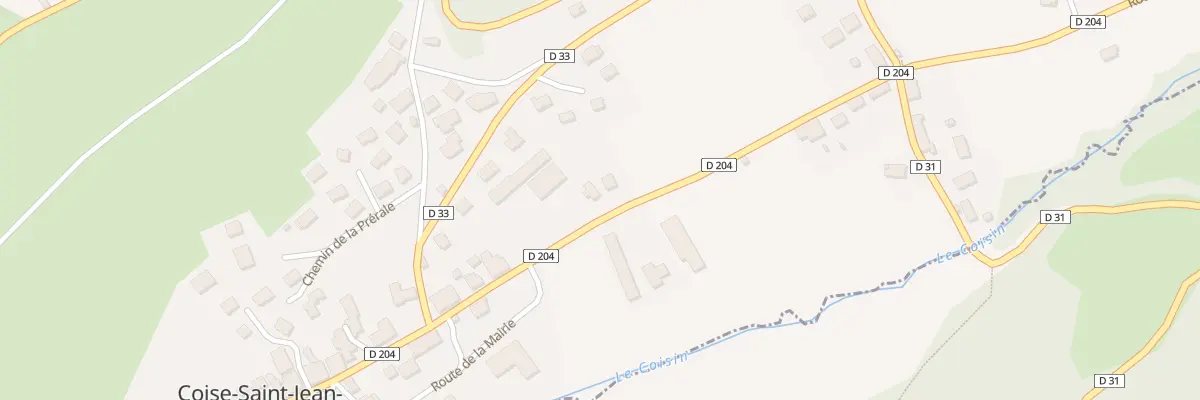 Plan du 265 Rte du Grand Arc à Coise-Saint-Jean-Pied-Gauthier