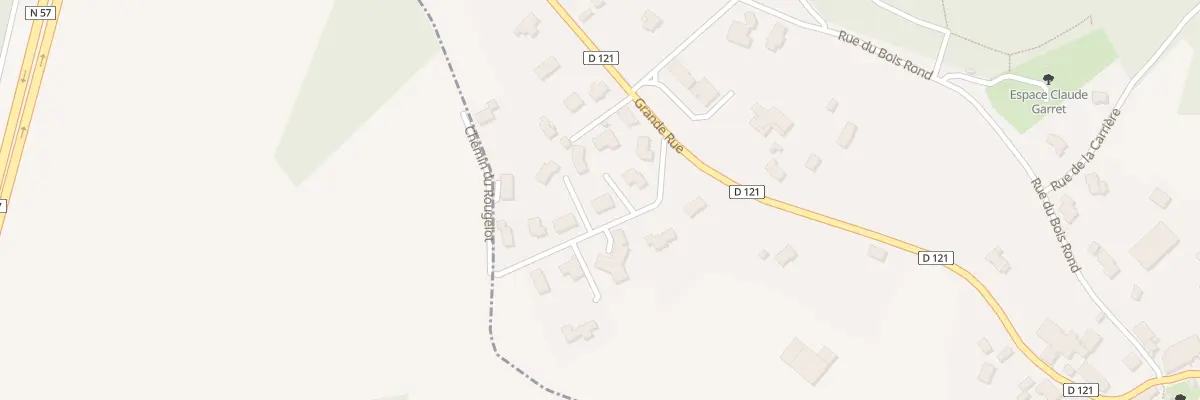 Plan du 6 Che du Rougelot à Vallerois-Lorioz