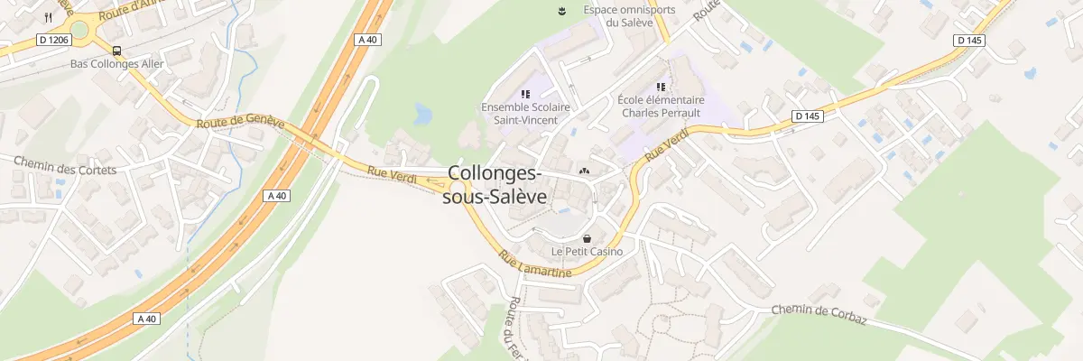 Plan du 198 Rue Verdi à Collonges-sous-Salève