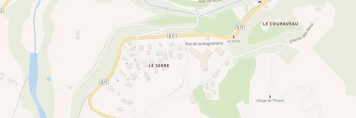 Plan du 44A Le Serre à Thoard