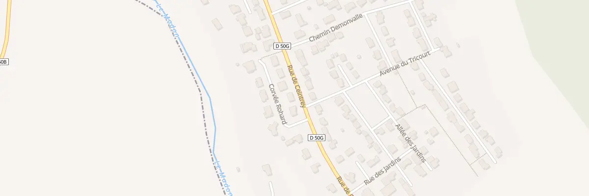 Plan du 22 Corvée Rohard à Pulligny