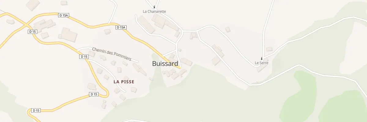 Plan du 5016 Le Village à Buissard