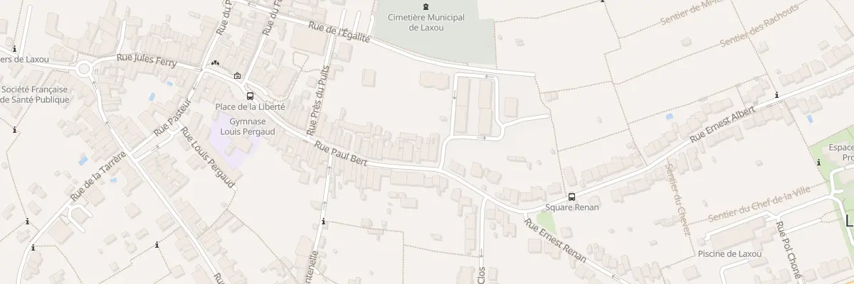 Plan du 45 Rue Paul Bert à Laxou