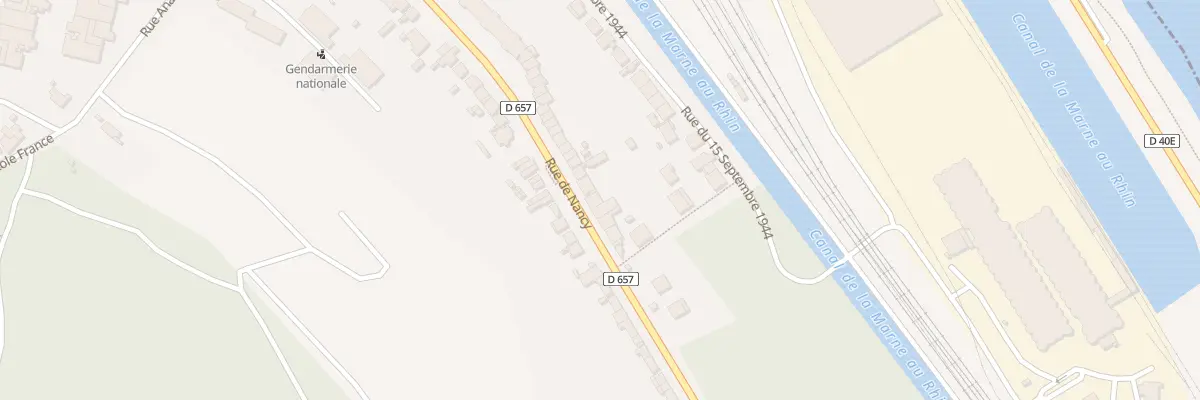 Plan du 45 Rue de Nancy à Frouard