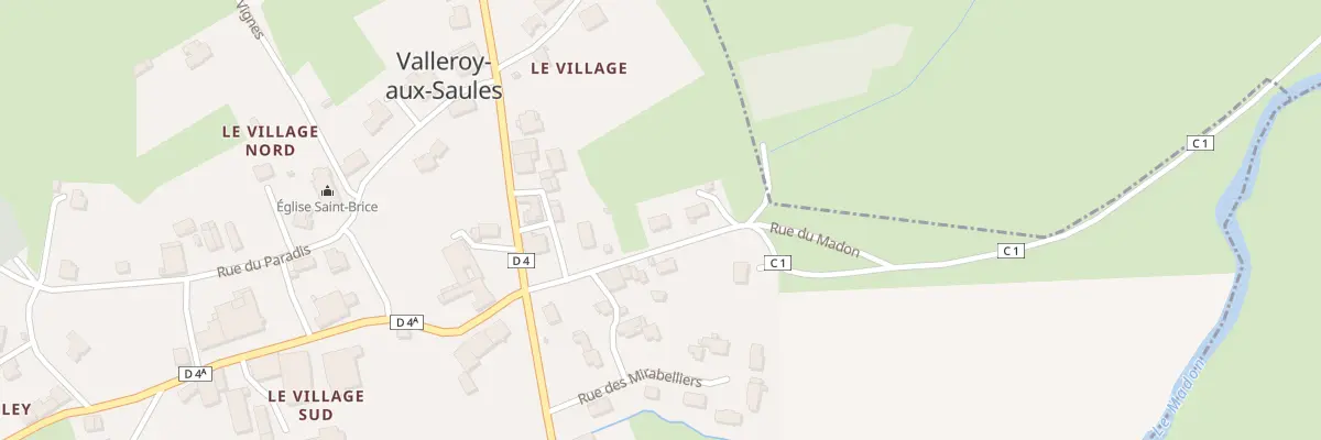 Plan du 108 Rue du Madon à Valleroy-aux-Saules