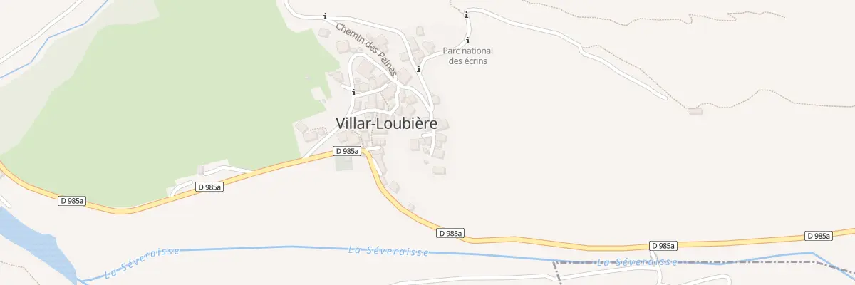 Plan du 5027 Le Village à Villar-Loubière