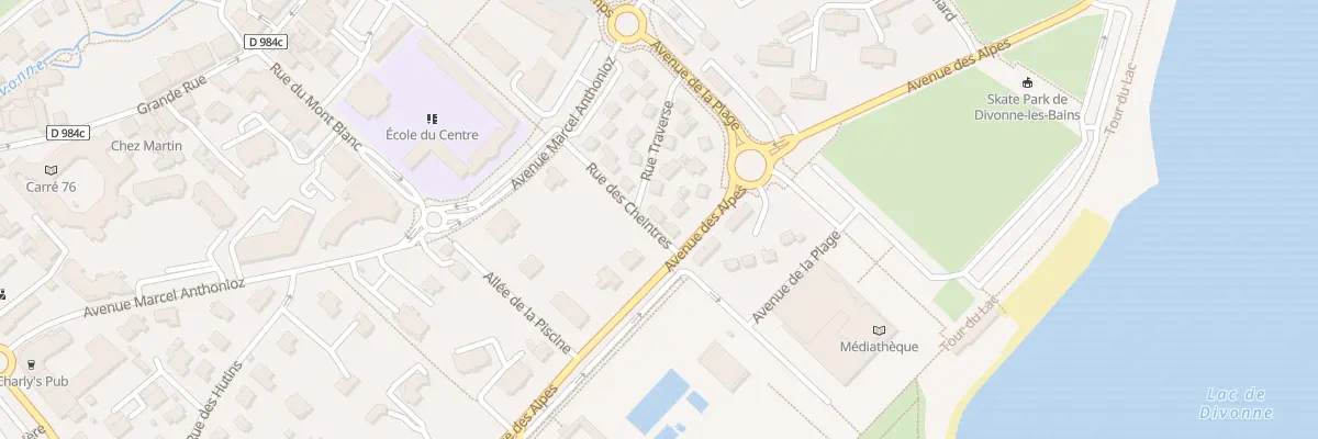 Plan du 95 Rue des Cheintres à Divonne-les-Bains