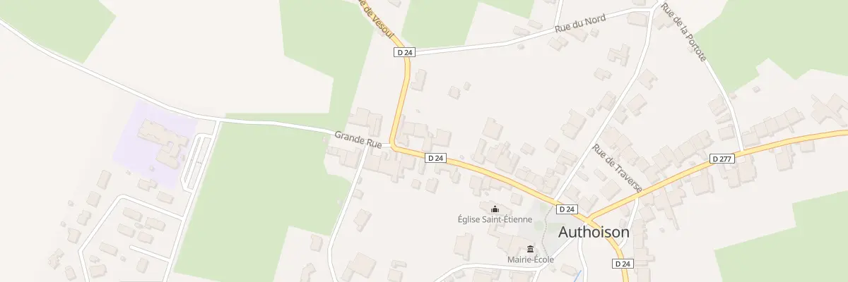 Plan du 20 Gr Grande Rue à Authoison