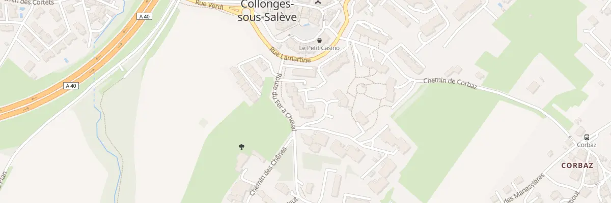 Plan du 129 Rte du Fer à Cheval à Collonges-sous-Salève