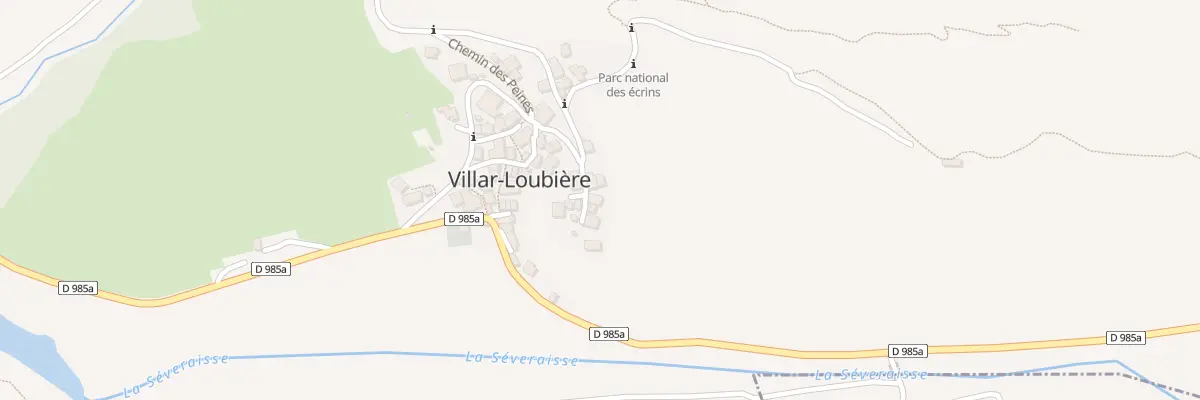 Plan du 5026 Le Village à Villar-Loubière