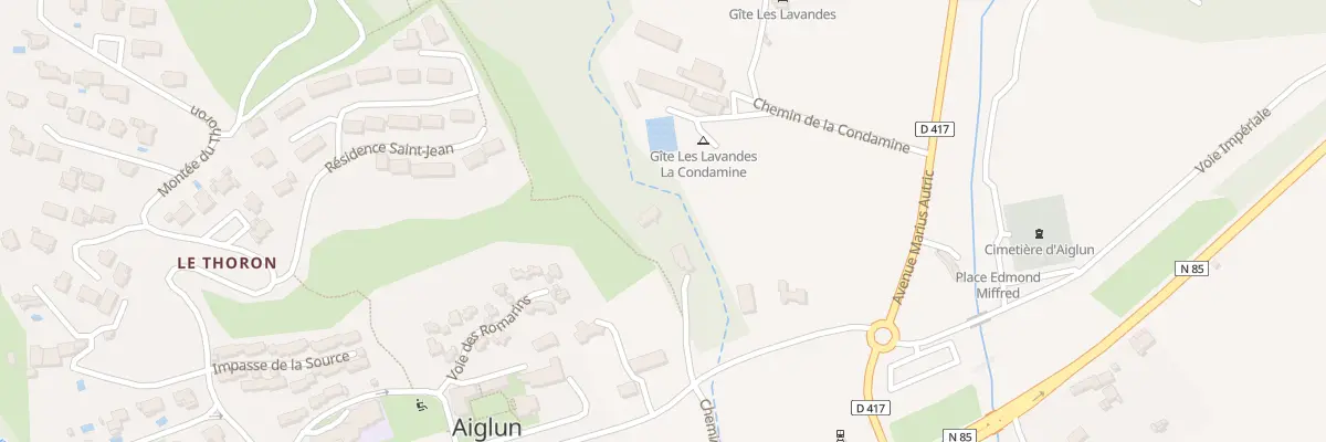 Plan du 4 Che de St Jean à Aiglun
