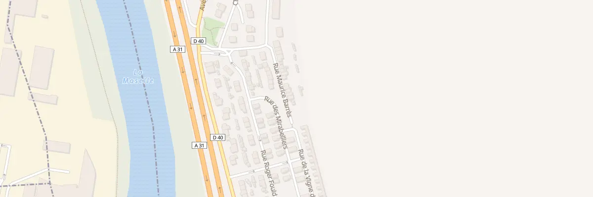 Plan du 23 Rue Maurice Barrés à Custines