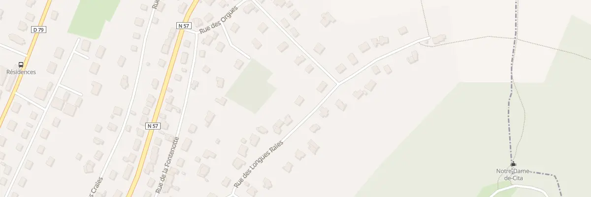 Plan du 22 Rue des Longues Raies à Échenoz-la-Méline