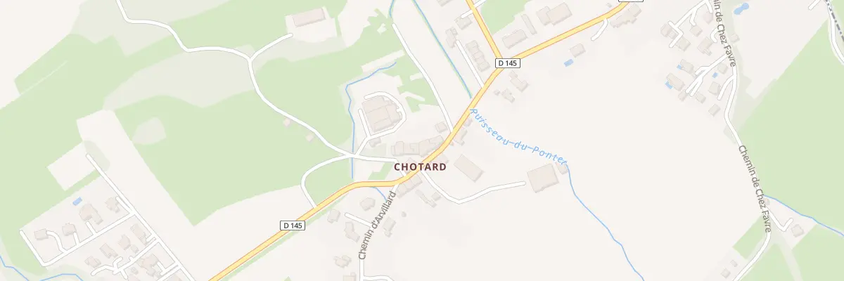 Plan du 132 Rte de Chotard à Archamps