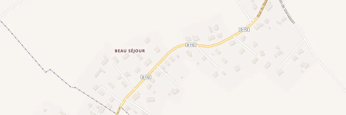 Plan du 35 Rue du Beau Séjour à Trépot