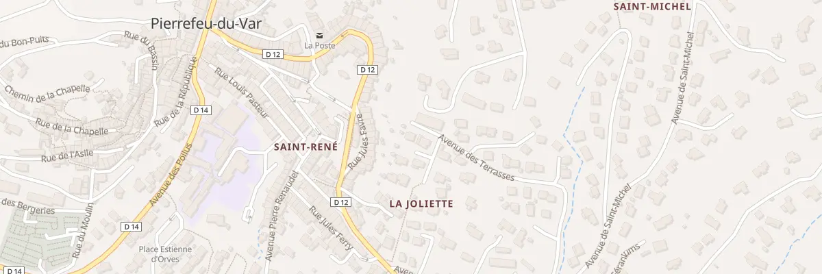 Plan du 2 Che des Petites Terrasses à Pierrefeu-du-Var