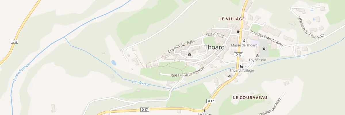 Plan du 6 Pl du Barri à Thoard