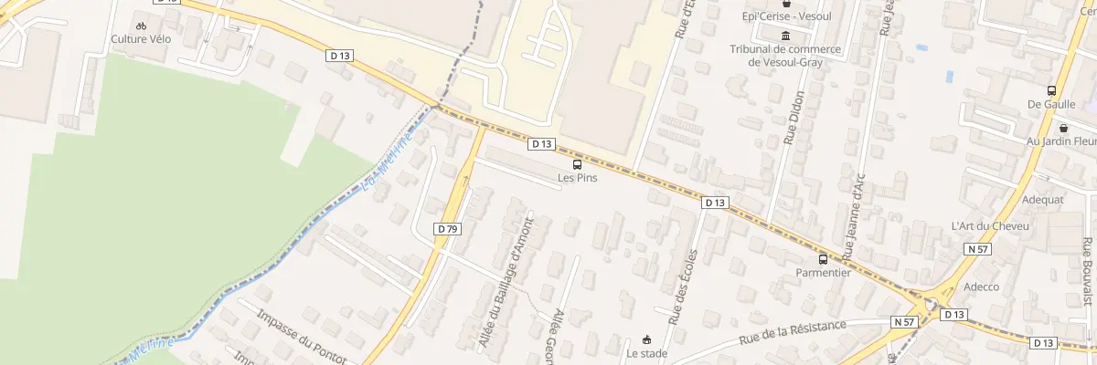 Plan du 27 Rue Jean Parmantier à Échenoz-la-Méline