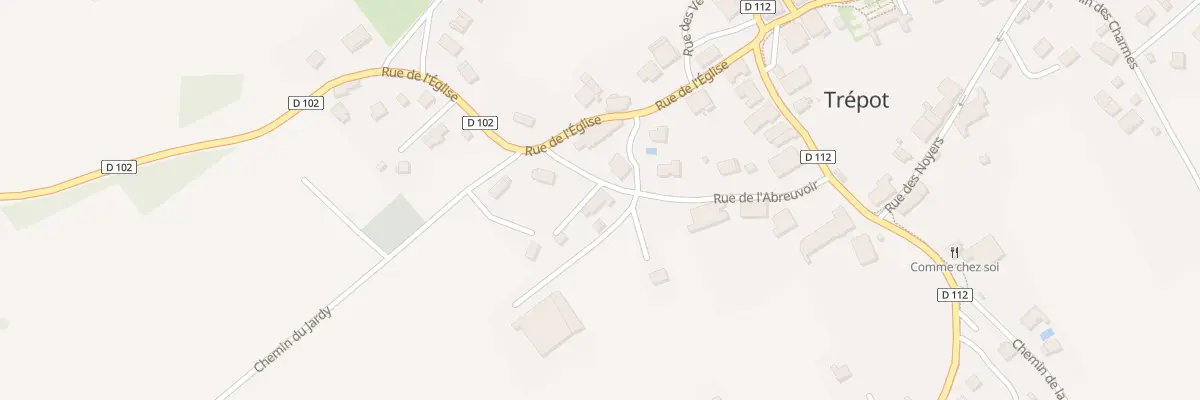 Plan du 11 Rue de l’Abreuvoir à Trépot