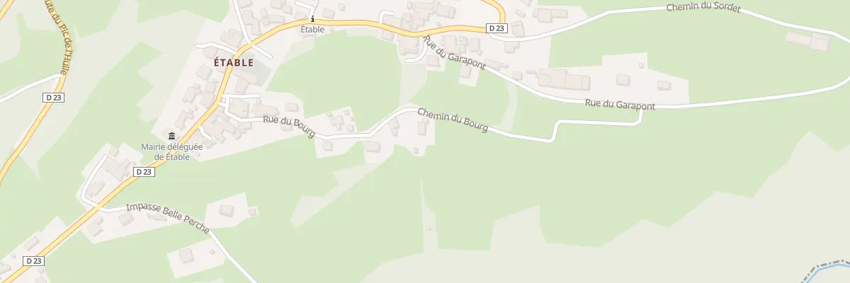 Plan du 275 Rue du bourg à Valgelon-La Rochette