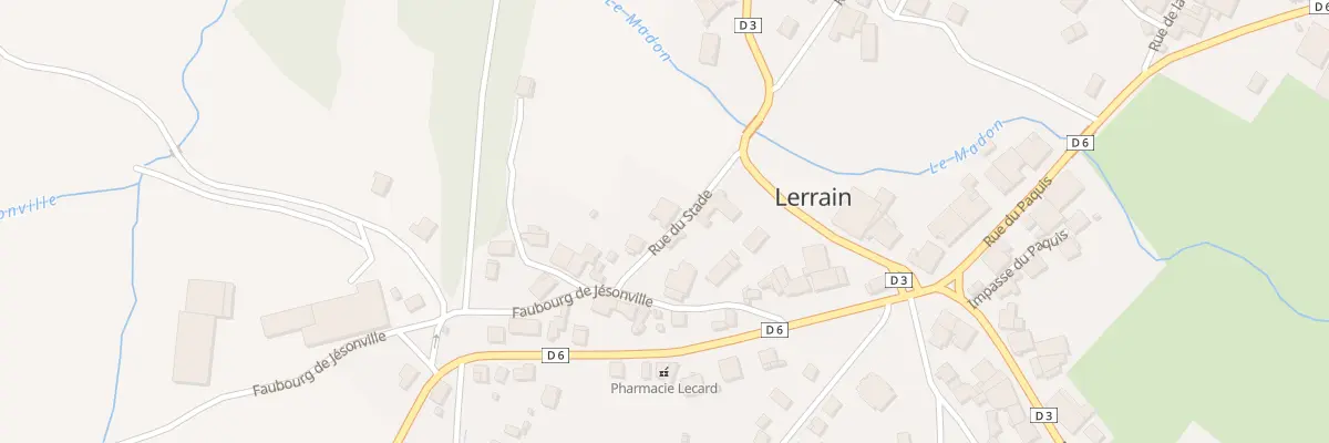 Plan du 4 Rue du Stade à Lerrain