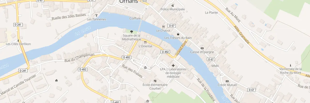 Plan du 5 Rue Saint Laurent à Ornans