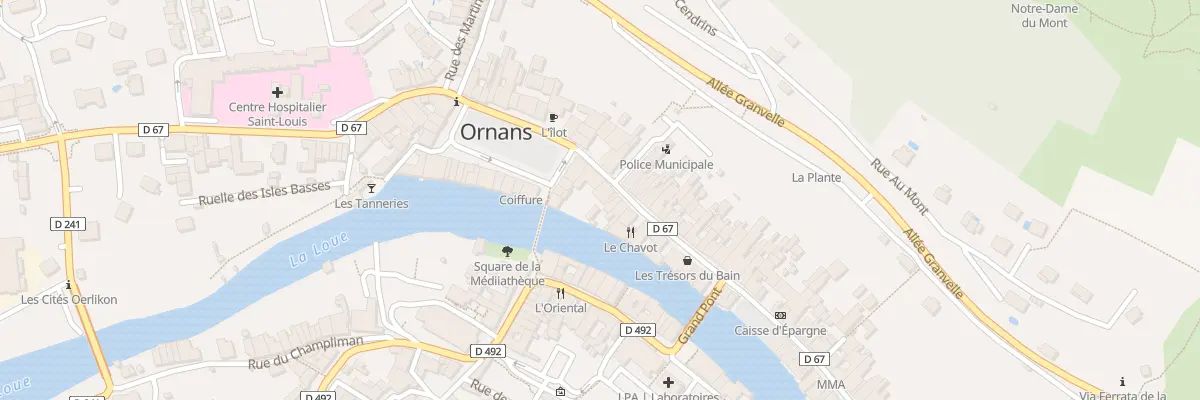 Plan du 8 Rue Pierre Vernier à Ornans