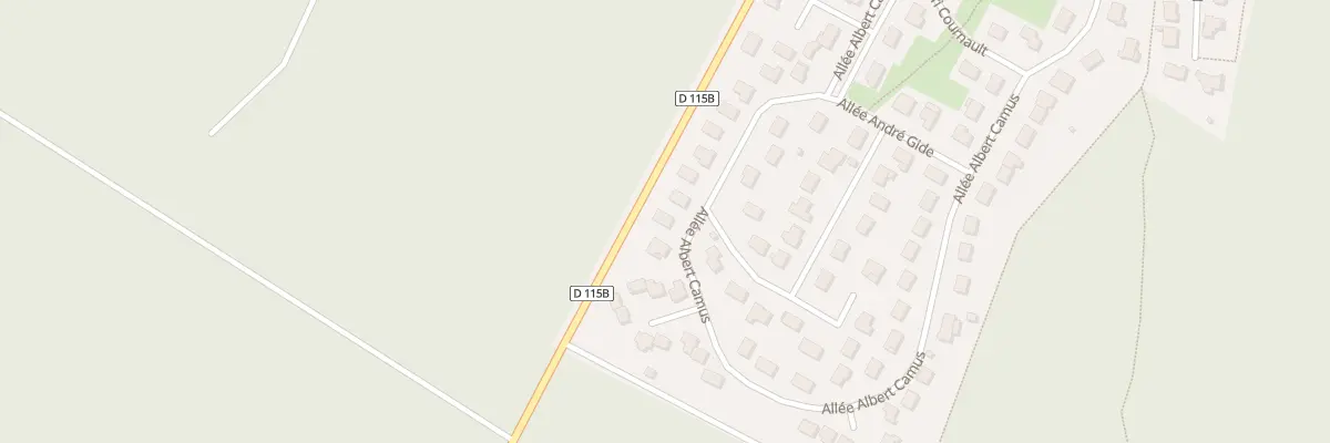 Plan du 36 All Albert Camus à Méréville