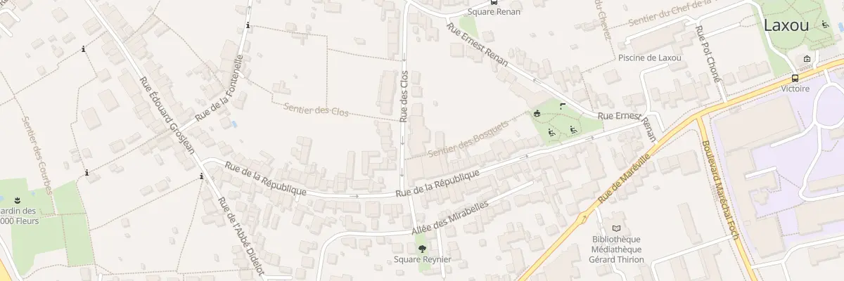 Plan du 6 Rue des Clos à Laxou