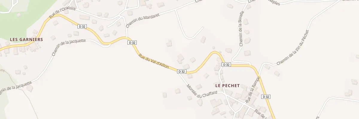 Plan du 530 Rue du Val d’Aillon à Saint-Pierre-d’Albigny