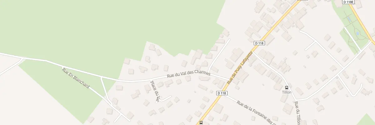 Plan du 12 Rue du Val des Charmes à Pusy-et-Épenoux