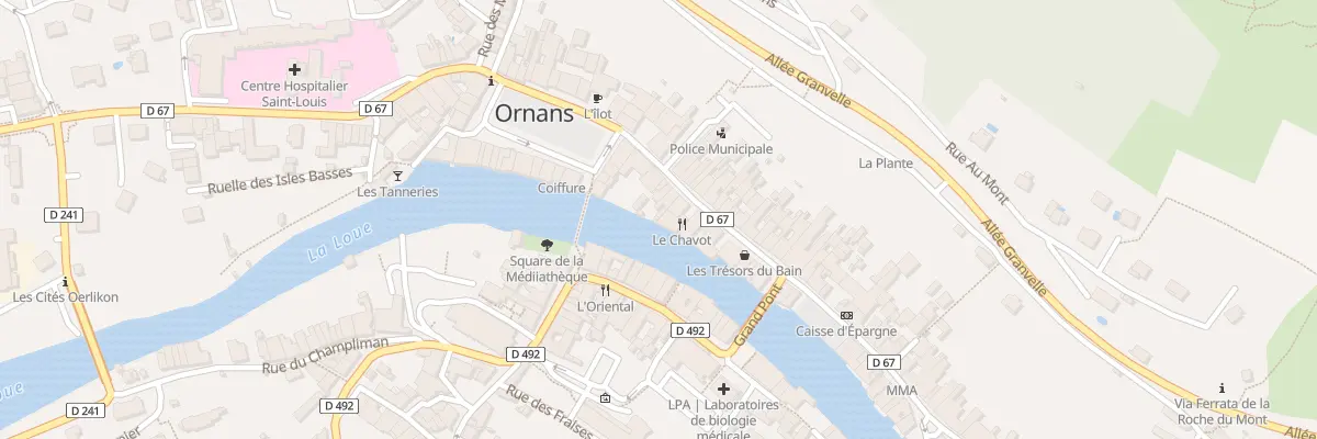 Plan du 14 Rue Pierre Vernier à Ornans
