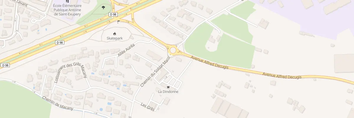 Plan du 206 Av Alfred Décugis à Hyères
