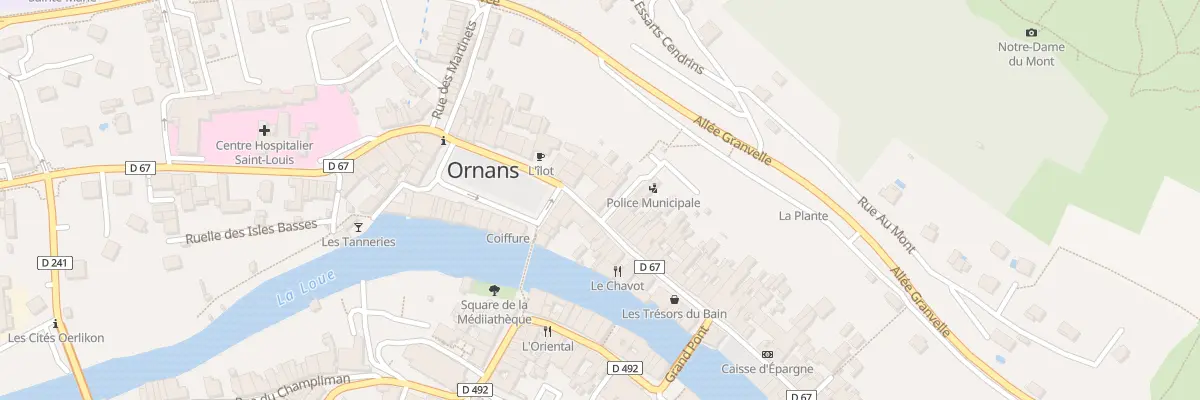 Plan du 5 Rue Pierre Vernier à Ornans