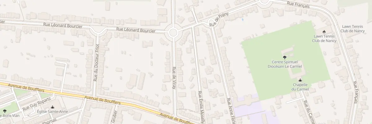 Plan du 11 Rue de Viray à Nancy