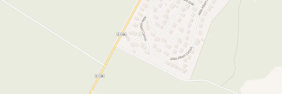 Plan du 46B All Albert Camus à Méréville
