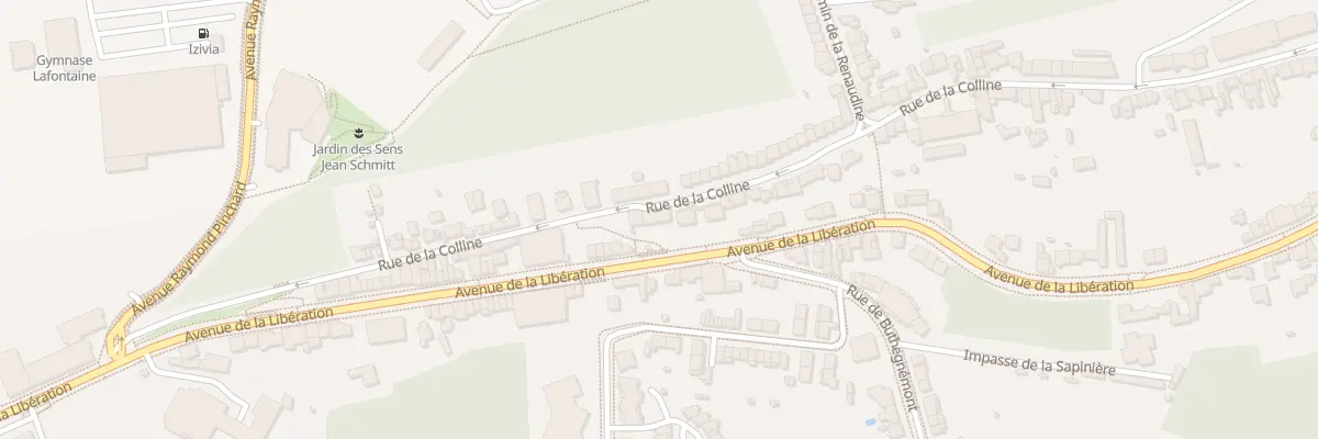 Plan du 163 Rue de la Colline à Nancy