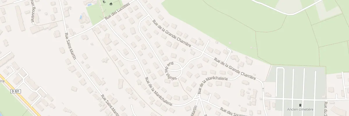 Plan du 6 Rue des Vignes à Vesoul