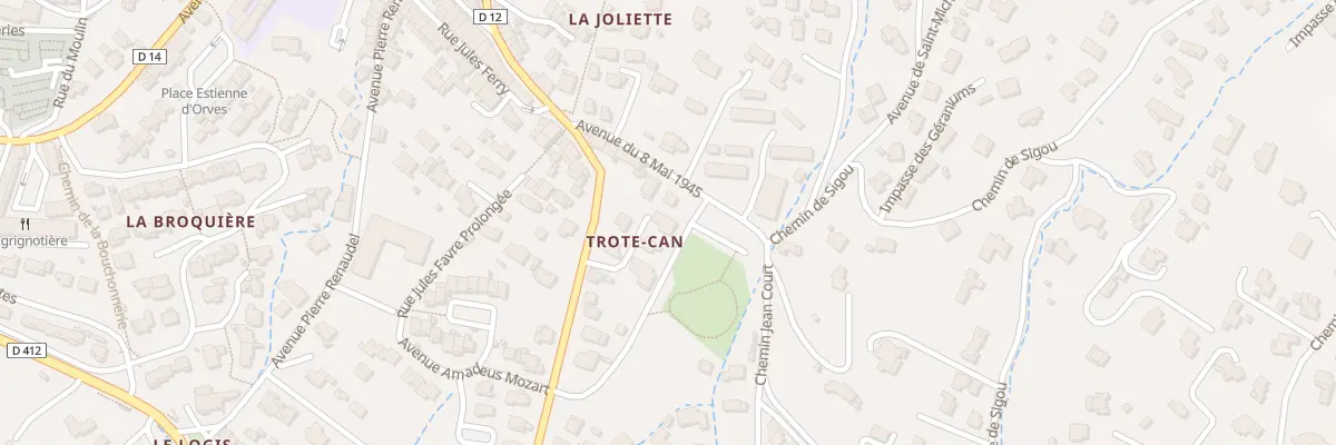 Plan du 4 Av Charles de Gaulle à Pierrefeu-du-Var