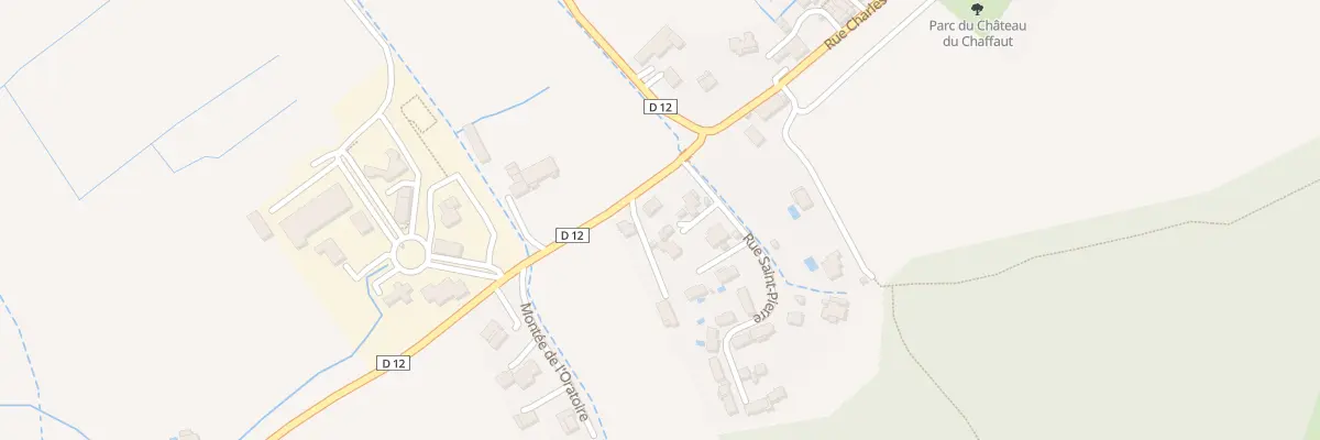 Plan du 7108 Saint Pierre au Chaffaut-Saint-Jurson