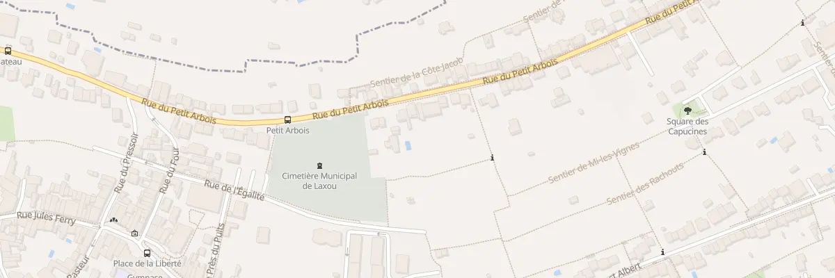 Plan du 64 Rue du Petit Arbois à Laxou