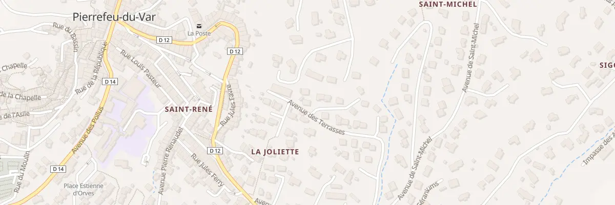 Plan du 21 Imp des Jujubiers à Pierrefeu-du-Var