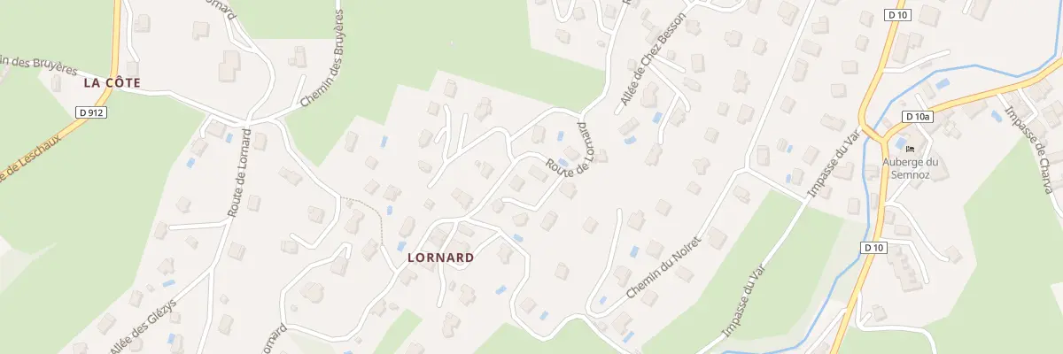 Plan du 739B Rte de Lornard à Saint-Jorioz