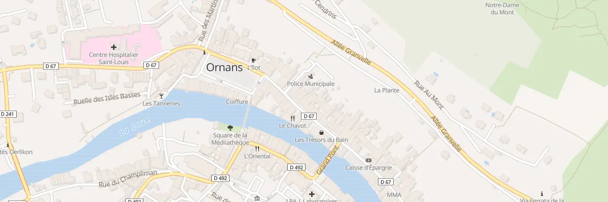 Plan du 15 Rue Pierre Vernier à Ornans