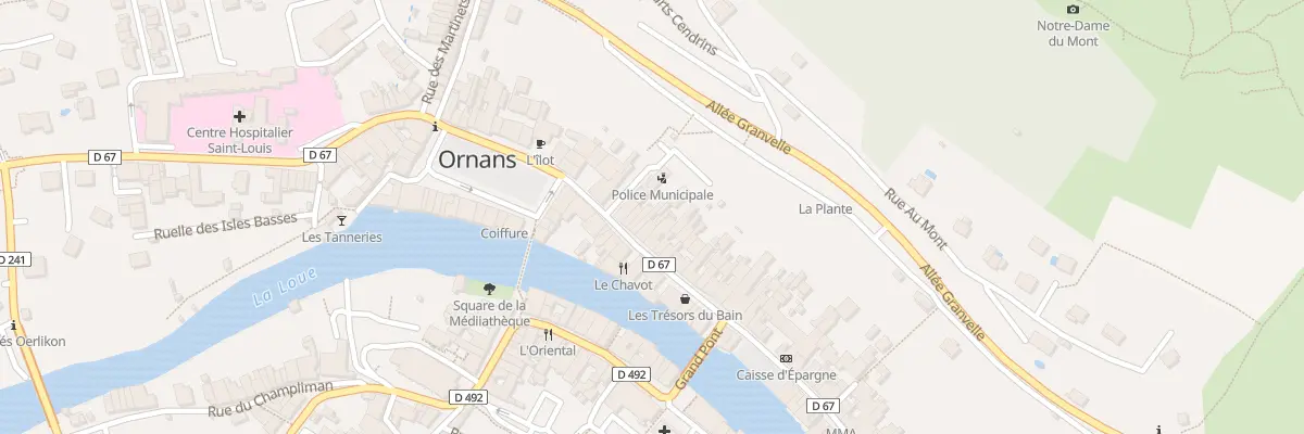 Plan du 13 Rue Pierre Vernier à Ornans