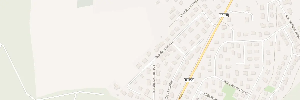Plan du 24 Rue de la Source à Méréville